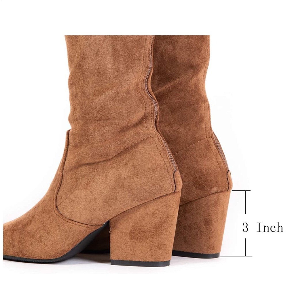 Brown OTK boot size 9